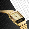 Casio – VINTAGE – Bracelet inoxydable doré – Double montre « Analogique/Numérique » – AQ-800EG-9A