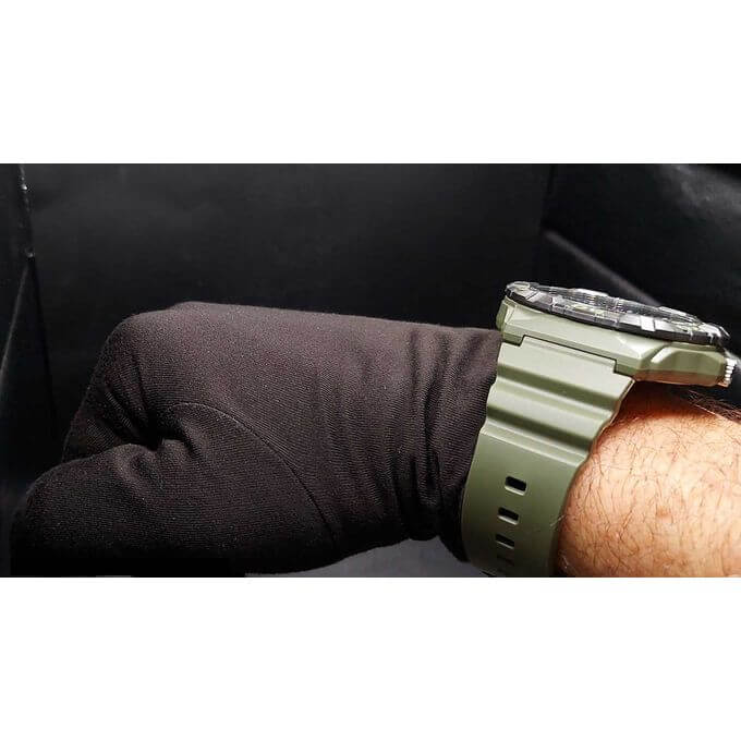 Casio – Vert cadran noir – Diamètre boîtier : 55 mm – Étanche 100 m – MRW-210H-3AVDF