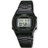 Casio – Montre unisexe digitale – Bracelet en acier inoxydable noir – B640WB-1ADF