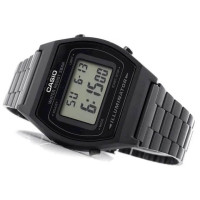 Casio – Montre unisexe digitale – Bracelet en acier inoxydable noir – B640WB-1ADF
