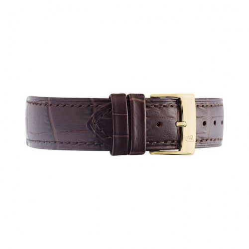 Festina – Classique dorée pour hommes – Bracelet cuir marron – Diamètre 39 mm – F16747/1 Festina – Classique dorée pour hommes – Bracelet cuir marron – Diamètre 39 mm – F16747/1