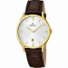 Festina – Classique dorée pour hommes – Bracelet cuir marron – Diamètre 39 mm – F16747/1 Festina – Classique dorée pour hommes – Bracelet cuir marron – Diamètre 39 mm – F16747/1