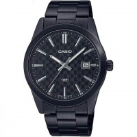 Casio – Noir – Tout en acier inoxydable – Avec dateur – MTP-VD03B-1AUDF