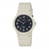 Casio – Blanche – Index chiffres blancs sur cadran noir – Bracelet en silicone blanc – MQ-24UC-8BDF