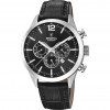 Festina – Bracelet cuir noir – Cadran noir – F20542/5 – Chronographe pour homme