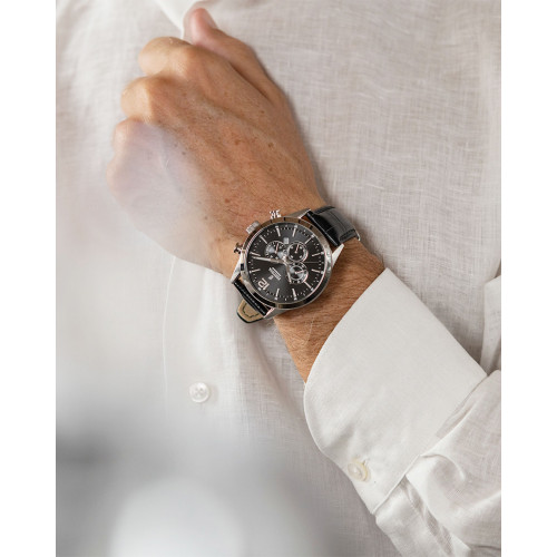 Festina – Bracelet cuir noir – Cadran noir – F20542/5 – Chronographe pour homme Festina – Bracelet cuir noir – Cadran noir – F20542/5 – Chronographe pour homme
