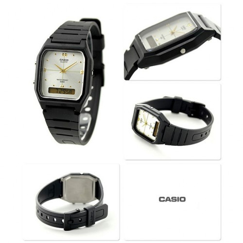 Casio – Analogique numérique double heure – Pour homme – Bracelet en silicone – AW-48HE-7AV Casio – Analogique numérique double heure – Pour homme – Bracelet en silicone – AW-48HE-7AV