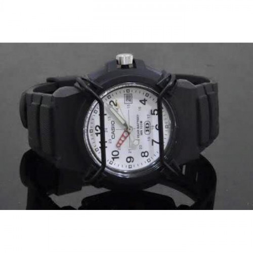 Casio – Cadran blanc – Avec dateur sur 3h – Bracelet en silicone noir – HDA-600B-7BV Casio – Cadran blanc – Avec dateur sur 3h – Bracelet en silicone noir – HDA-600B-7BV