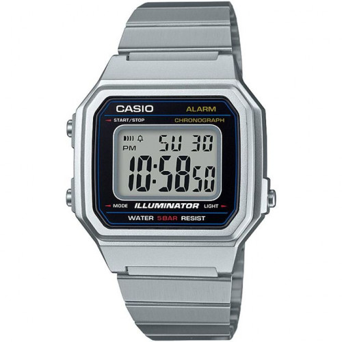 Casio – Argenté – Vintage Collection – Digitale – Alarme – B650WD-1ADF Casio – Argenté – Vintage Collection – Digitale – Alarme – B650WD-1ADF
