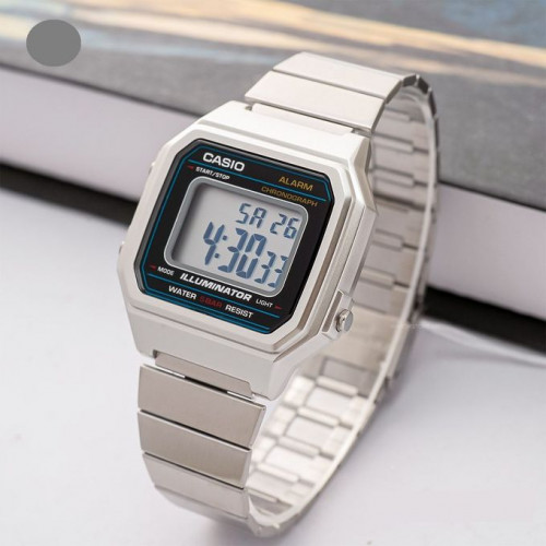 Casio – Argenté – Vintage Collection – Digitale – Alarme – B650WD-1ADF Casio – Argenté – Vintage Collection – Digitale – Alarme – B650WD-1ADF