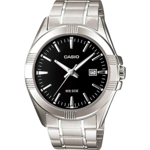 Casio – Cadran noir avec dateur – Aiguilles fluorescentes – MTP-1308D-1AVDF Casio – Cadran noir avec dateur – Aiguilles fluorescentes – MTP-1308D-1AVDF