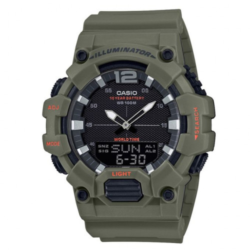 Casio – Verte – Sport – Double montre – Résistance à l'eau 100 mètres – HDC-700-3A2VDF Casio – Verte – Sport – Double montre – Résistance à l'eau 100 mètres – HDC-700-3A2VDF