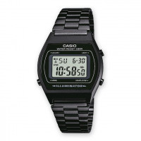 Casio – Montre digitale – Bracelet en acier inoxydable noir