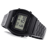 Casio – Montre digitale – Bracelet en acier inoxydable noir