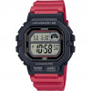 Casio – Bracelet rouge sport – Batterie longue durée – WS-1400H-4AVDF