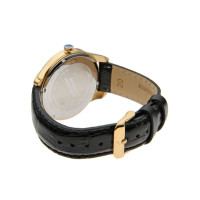 Daniel Hechter – Montre – Fabriquée en France – Doré cadran blanc – Bracelet cuir noir – DHHO19/1BA