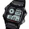 Casio – Montre homme digitale – Bracelet noir – AE-1200WH-1AVDF