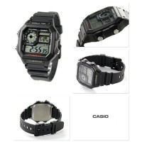 Casio – Montre homme digitale – Bracelet noir – AE-1200WH-1AVDF