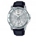 Casio – Montre homme – Cadran argenté – Bracelet cuir noir – MTP-VD300L-7EUDF Casio – Montre homme – Cadran argenté – Bracelet cuir noir – MTP-VD300L-7EUDF