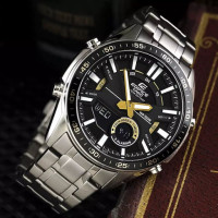 Casio – EDIFICE – Double montre Numérique/Analogique – 3 Alarmes – EFV-C100D-1BVDF