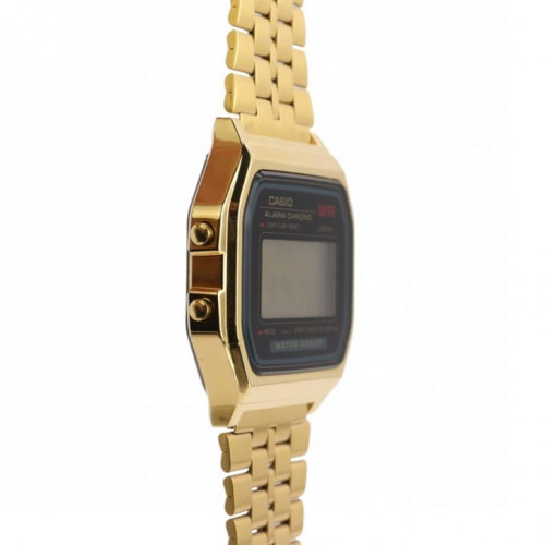 Casio – Cadran carré – Vintage Collection – Doré – Bracelet en acier inoxydable – A159WGEA-1DF Casio – Cadran carré – Vintage Collection – Doré – Bracelet en acier inoxydable – A159WGEA-1DF