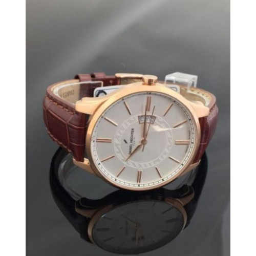 Daniel Hechter homme – Cadran blanc – Boîtier bronze – Bracelet en cuir marron – DHH020/2BU Daniel Hechter homme – Cadran blanc – Boîtier bronze – Bracelet en cuir marron – DHH020/2BU