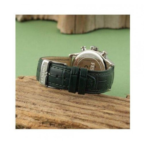 Festina – Montre verte chronographe pour hommes – Bracelet cuir vert – Diamètre 43 mm – F20542/7 Festina – Montre verte chronographe pour hommes – Bracelet cuir vert – Diamètre 43 mm – F20542/7