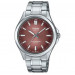 Casio – Montre pour hommes – Solaire & verre saphir inrayable – Fond marron – Tout en acier inoxydable – MTS-RS100D-5ADF Casio – Montre pour hommes – Solaire & verre saphir inrayable – Fond marron – Tout en acier inoxydable – MTS-RS100D-5ADF