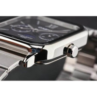 Casio – Montre pour hommes – Affichage des phases de lune – Tout en acier inoxydable – MTP-M305D-1A2V