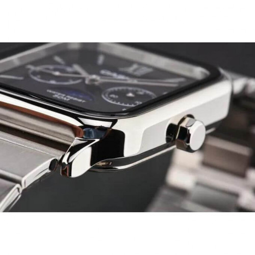 Casio – Montre pour hommes – Affichage des phases de lune – Tout en acier inoxydable – MTP-M305D-1A2V Casio – Montre pour hommes – Affichage des phases de lune – Tout en acier inoxydable – MTP-M305D-1A2V
