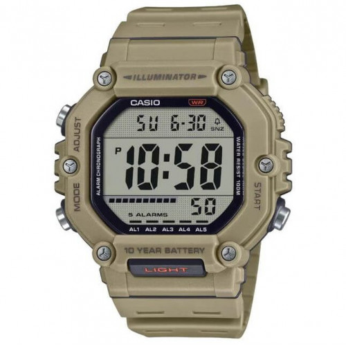 Casio – Montre sport pour hommes pratique et robuste – Vert – Autonomie pile 10 ans – Étanche 100 m – AE-1600H-5AVDF Casio – Montre sport pour hommes pratique et robuste – Vert – Autonomie pile 10 ans – Étanche 100 m – AE-1600H-5AVDF