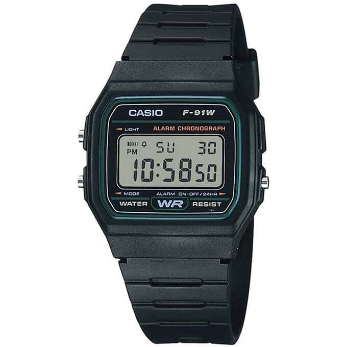 Casio – Un classique des années 80 à votre poignet : la F-91W, là où le temps rencontre la nostalgie – F-91W-3