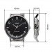 Casio – Montre classique et simple au fond noir avec index chiffres faciles – Étanche & tout en acier – MTP-VT03D-1B Casio – Montre classique et simple au fond noir avec index chiffres faciles – Étanche & tout en acier – MTP-VT03D-1B