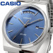 Casio – Style classique en fond bleu et bracelet en acier inoxydable argenté avec dateur pour hommes – MTP-B146D-2AV Casio – Style classique en fond bleu et bracelet en acier inoxydable argenté avec dateur pour hommes – MTP-B146D-2AV