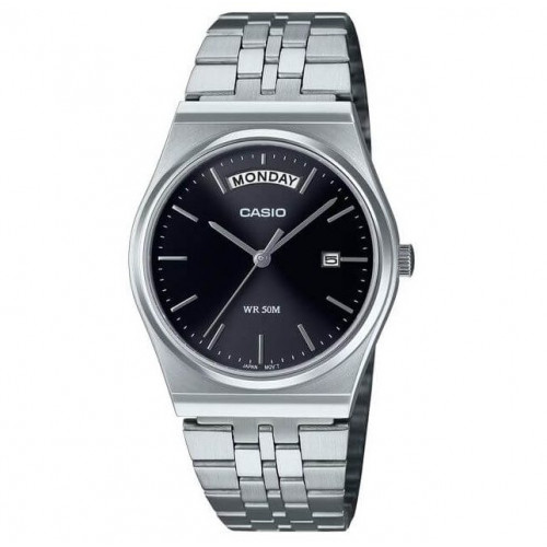 Casio – Montre classique pour hommes en acier inoxydable et avec dateur jours/mois – Étanche 50 m – MTP-B146D-1AV Casio – Montre classique pour hommes en acier inoxydable et avec dateur jours/mois – Étanche 50 m – MTP-B146D-1AV