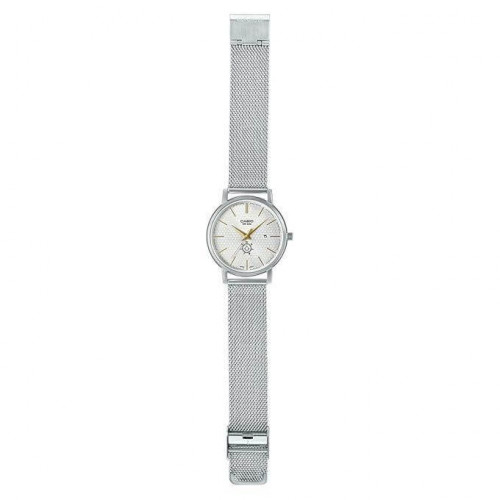 Casio – Simple, mais unique, Bracelet en mailles milanaise – Avec dateur jour/mois – Étanche – MTP-B125M-7AV Casio – Simple, mais unique, Bracelet en mailles milanaise – Avec dateur jour/mois – Étanche – MTP-B125M-7AV