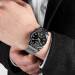 Casio – Montre classique au fond noir et index chiffres arabes blancs pour hommes – Bracelet en acier inoxydable argenté – MTP-V001D-1B Casio – Montre classique au fond noir et index chiffres arabes blancs pour hommes – Bracelet en acier inoxydable argenté – MTP-V001D-1B