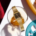 Casio – Vintage au style classique dorée et fond marron – Double montres avec bracelet en acier inoxydable – AQ-230GA-5AMQY Casio – Vintage au style classique dorée et fond marron – Double montres avec bracelet en acier inoxydable – AQ-230GA-5AMQY