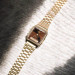 Casio – Vintage au style classique dorée et fond marron – Double montres avec bracelet en acier inoxydable – AQ-230GA-5AMQY Casio – Vintage au style classique dorée et fond marron – Double montres avec bracelet en acier inoxydable – AQ-230GA-5AMQY