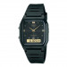 Casio – Double montres en cadran noir – Étanche jusqu’à 50 m – Bracelet en résine noir – AW-48HE-1AV Casio – Double montres en cadran noir – Étanche jusqu’à 50 m – Bracelet en résine noir – AW-48HE-1AV