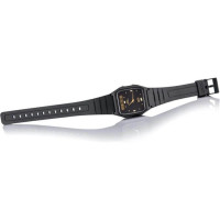 Casio – Double montres en cadran noir – Étanche jusqu’à 50 m – Bracelet en résine noir – AW-48HE-1AV