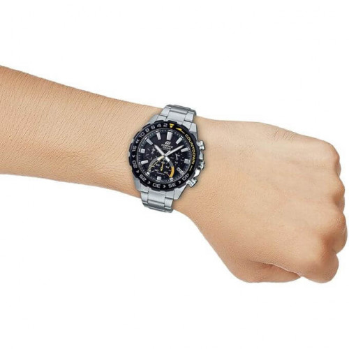 Casio – Edifice Collection pour hommes – Chronographe à énergie solaire & à cristaux de saphir anti-rayures – EFS-S550DB-1AV Casio – Edifice Collection pour hommes – Chronographe à énergie solaire & à cristaux de saphir anti-rayures – EFS-S550DB-1AV