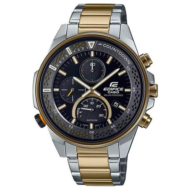 Casio – Edifice Collection pour hommes – Solaire – Verre saphir anti rayures – Avec un design sportif – EFS-S590SG-1AV