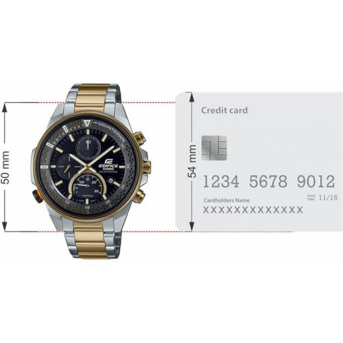 Casio – Edifice Collection pour hommes – Solaire – Verre saphir anti rayures – Avec un design sportif – EFS-S590SG-1AV Casio – Edifice Collection pour hommes – Solaire – Verre saphir anti rayures – Avec un design sportif – EFS-S590SG-1AV