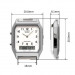 Casio – Montre fond couleur saumon – Double montre numérique/analogique – Bracelet en acier inoxydable – AQ-230A-4AMQY Casio – Montre fond couleur saumon – Double montre numérique/analogique – Bracelet en acier inoxydable – AQ-230A-4AMQY