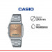 Casio – Montre fond couleur saumon – Double montre numérique/analogique – Bracelet en acier inoxydable – AQ-230A-4AMQY Casio – Montre fond couleur saumon – Double montre numérique/analogique – Bracelet en acier inoxydable – AQ-230A-4AMQY