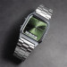 Casio – Vintage Collection double montres – Fond vert & bracelet en acier inoxydable – AQ-230A-3AMQY Casio – Vintage Collection double montres – Fond vert & bracelet en acier inoxydable – AQ-230A-3AMQY
