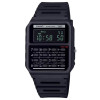 Casio – Bracelet en résine Bio de couleur Noir – Style rétro Vintage avec mini-calculatrice révolutionnaire – CA-53WB-1B