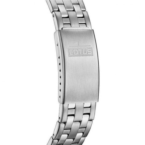 Lotus – Argentée en acier inoxydable – Chronographe pour hommes – Étanche 50 m – 18989/1 Lotus – Argentée en acier inoxydable – Chronographe pour hommes – Étanche 50 m – 18989/1