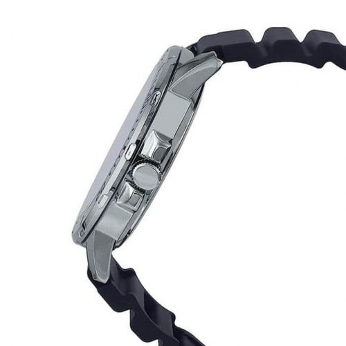 Casio – Montre en bracelet résine noir – Argentée cadran blanc – Étanche – MTP-VD300-7B Casio – Montre en bracelet résine noir – Argentée cadran blanc – Étanche – MTP-VD300-7B